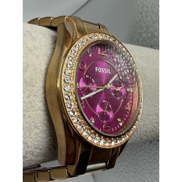 Fossil ES3531 New Battery Ladies Riley Watch 39MM 6.25\